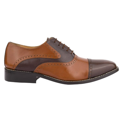 Suave Leather Oxford Style Dress Shoes