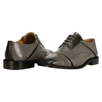 Swish Leather Oxford Style Dress Shoes for Kids