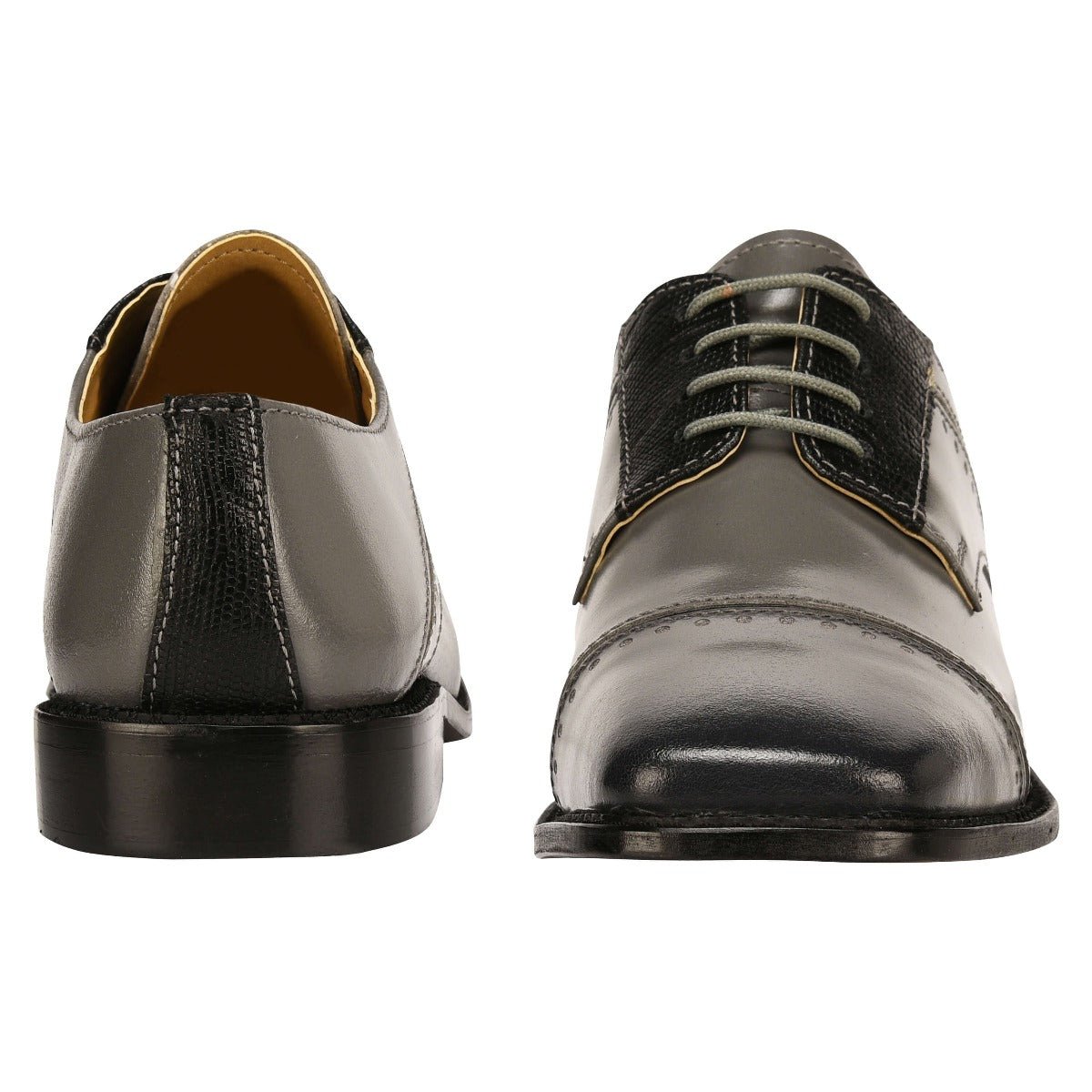 Swish Leather Oxford Style Dress Shoes for Kids