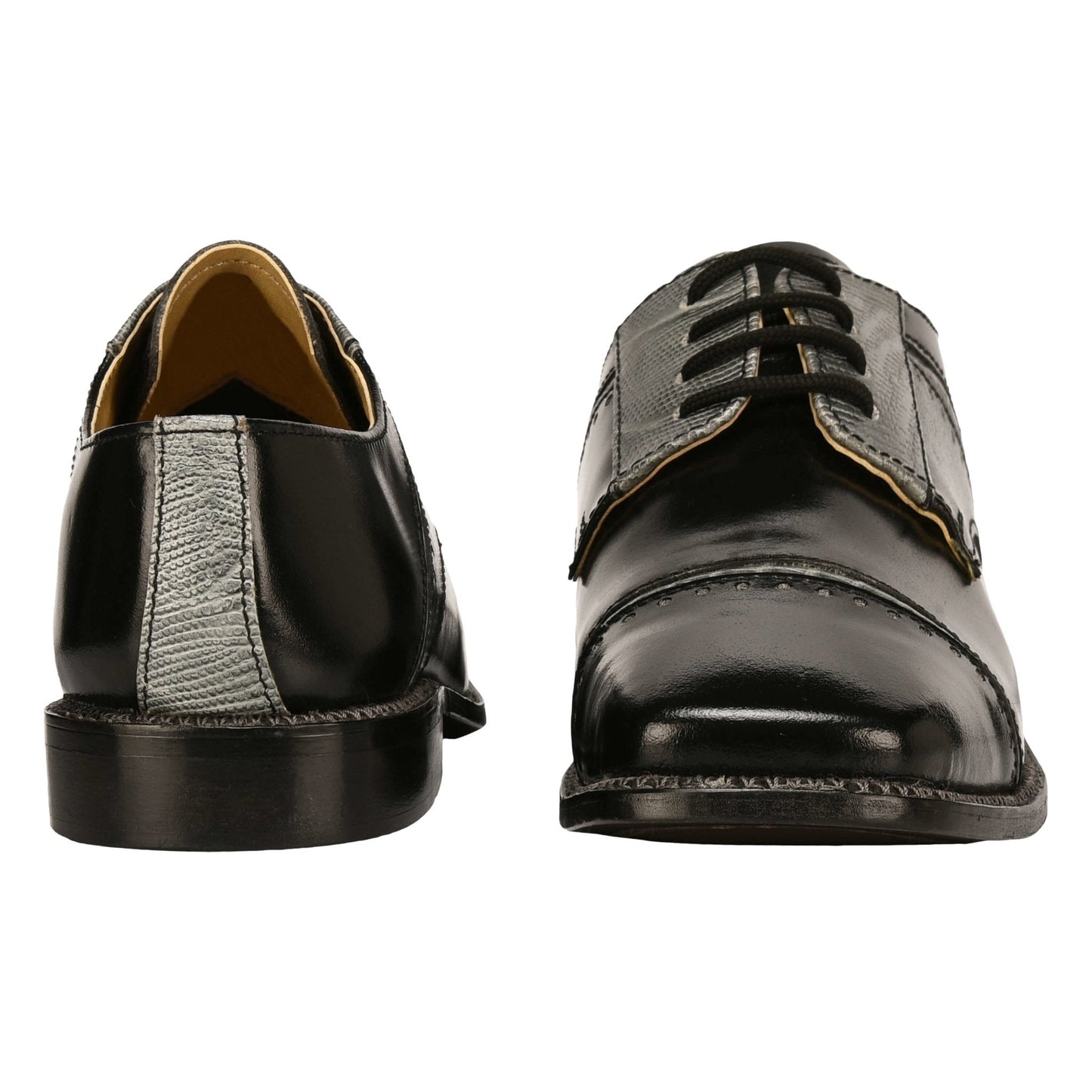 Swish Leather Oxford Style Dress Shoes for Kids