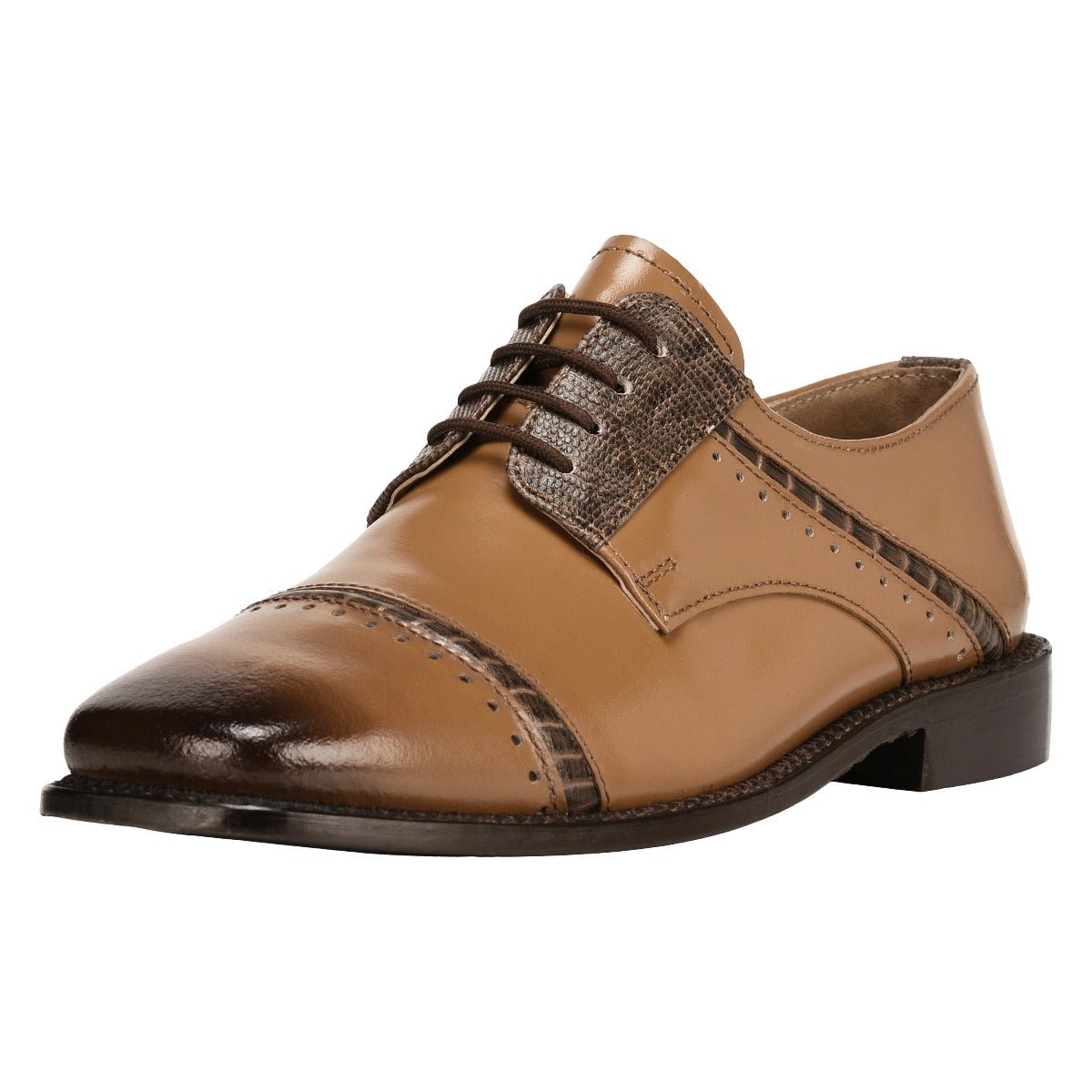 Swish Leather Oxford Style Dress Shoes for Kids