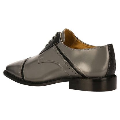 Swish Leather Oxford Style Dress Shoes for Kids