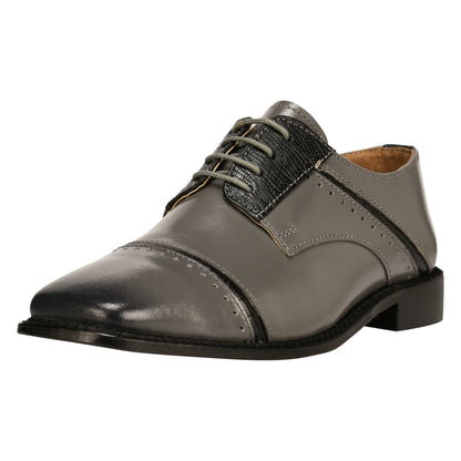 Swish Leather Oxford Style Dress Shoes for Kids