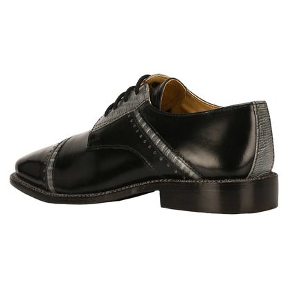 Swish Leather Oxford Style Dress Shoes for Kids