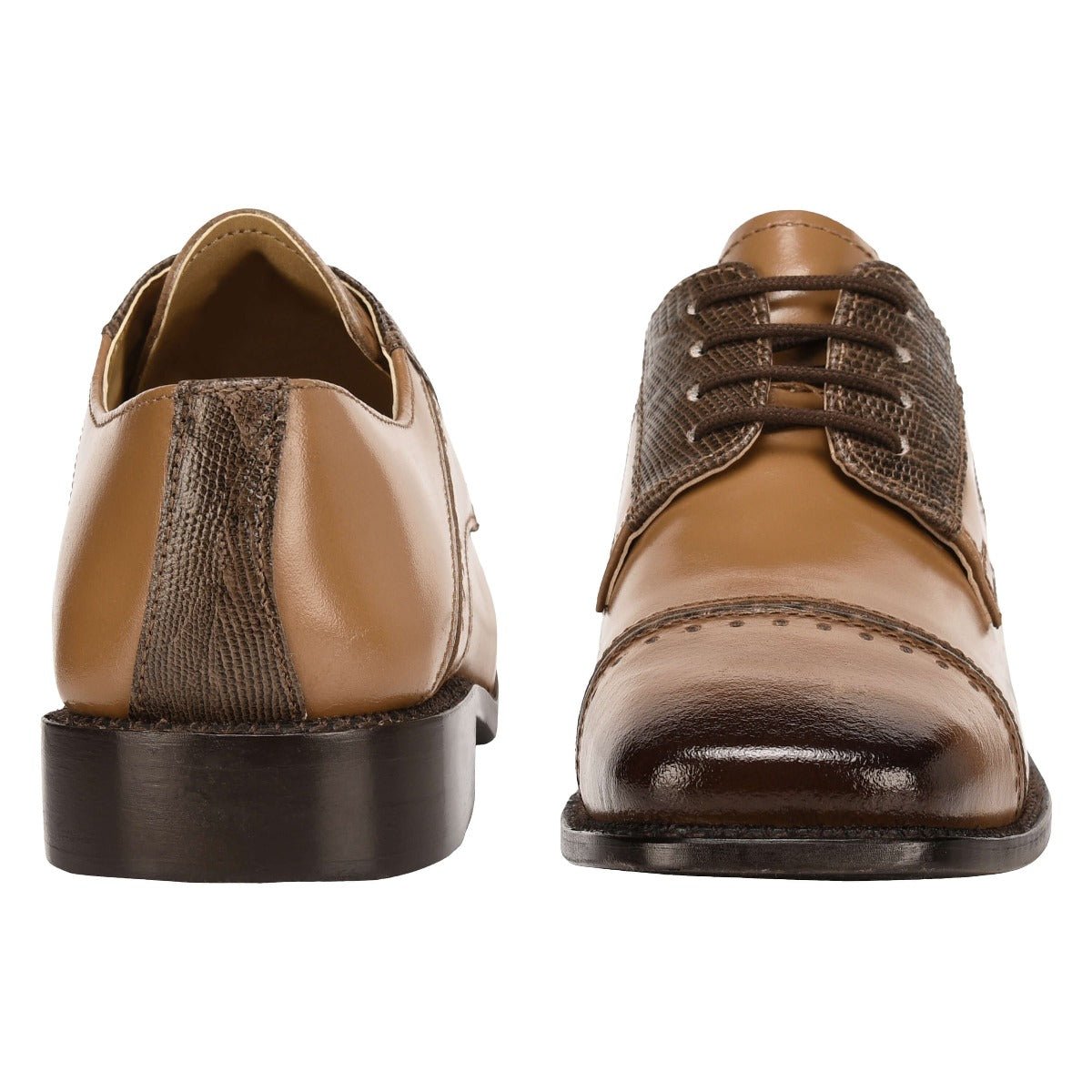 Swish Leather Oxford Style Dress Shoes for Kids