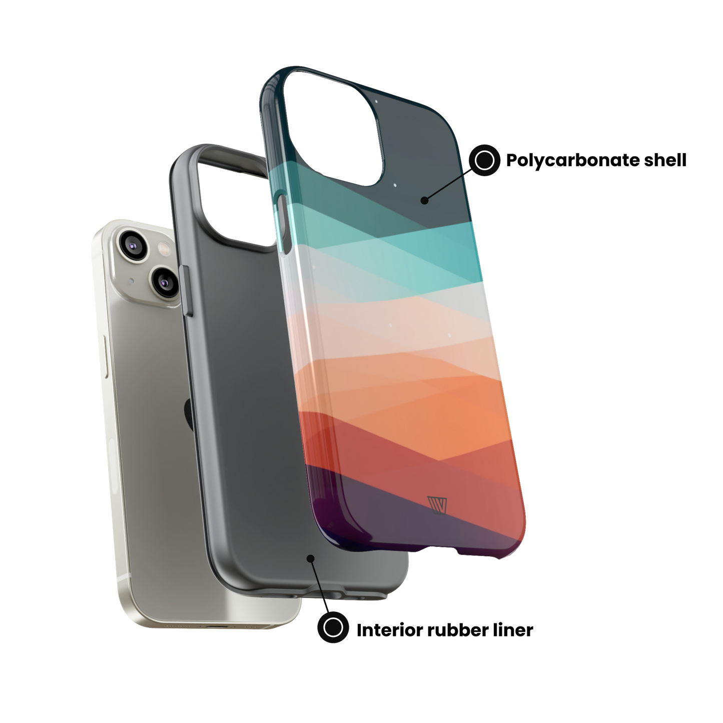 COLORFUL ABSTRACT LINES | Tough Phone Case