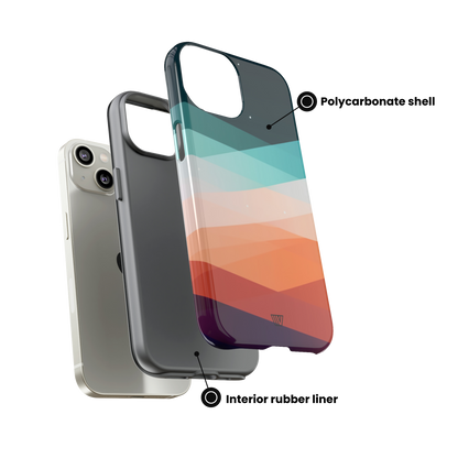 COLORFUL ABSTRACT LINES | Tough Phone Case