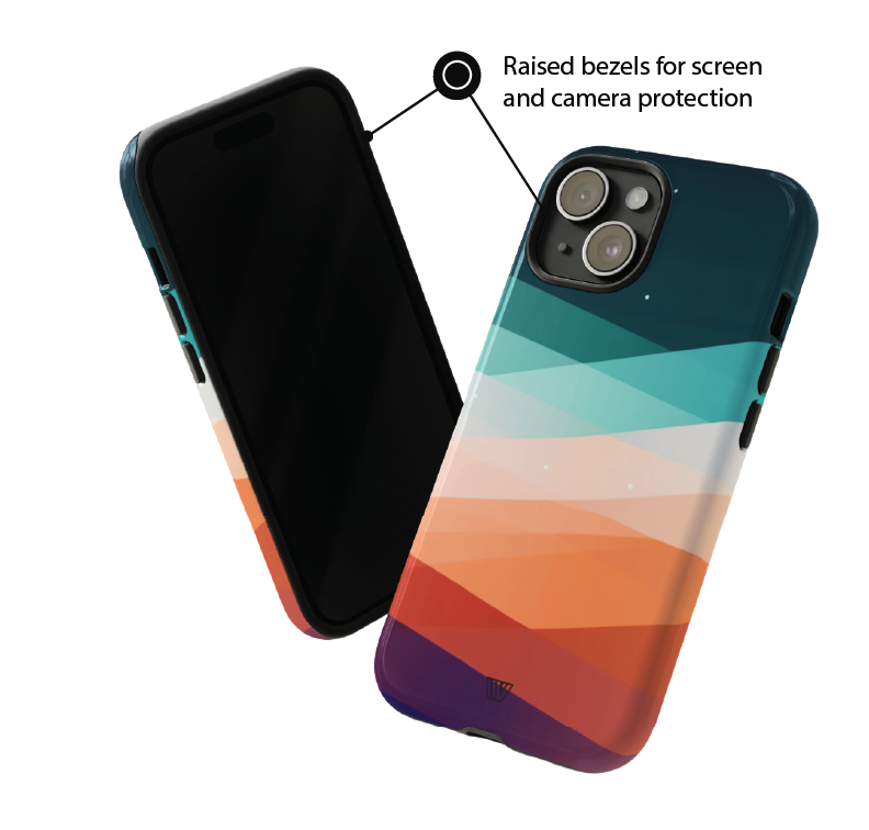 HEART RAY STACK | Tough Phone Case