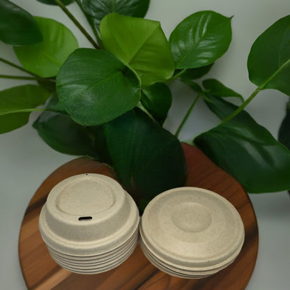 TreeFree Cup Lids - 12oz, 16oz, 20oz - 1000ct - Compostable Certified