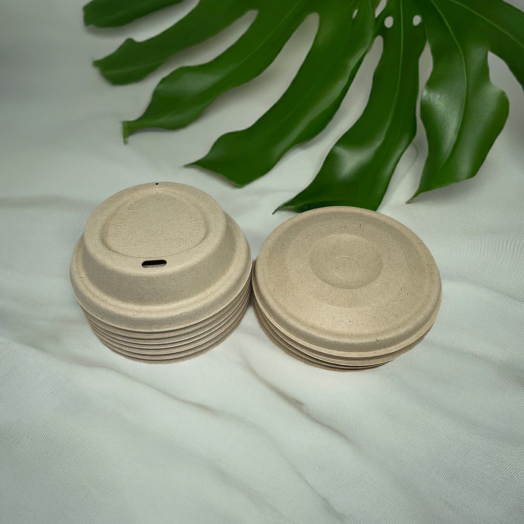 TreeFree Cup Lids - 12oz, 16oz, 20oz - 1000ct - Compostable Certified