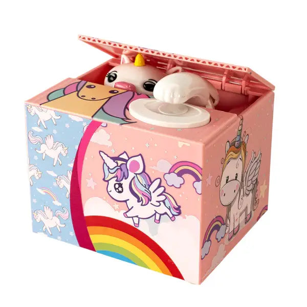 Hiding Unicorn Coin Bank