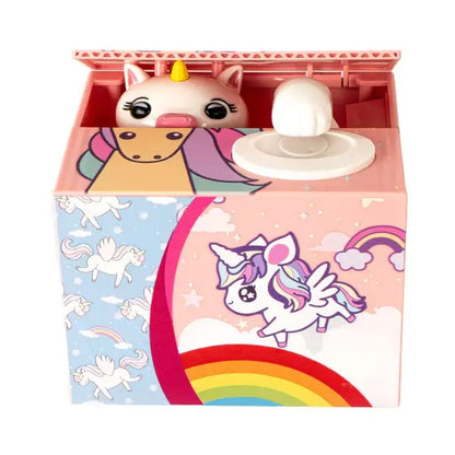 Hiding Unicorn Coin Bank