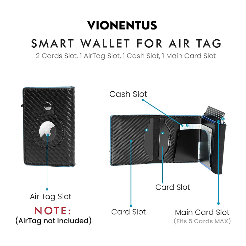 Slim AirTag Wallet VN100 Elite