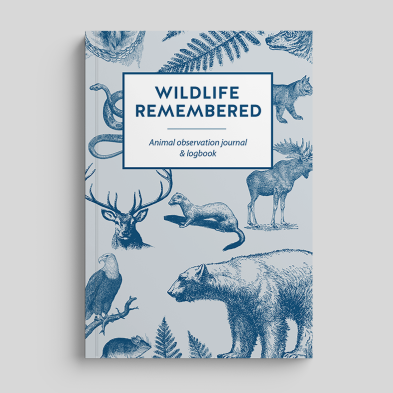 Wildlife Remembered: Animal Observation Logbook & Journal