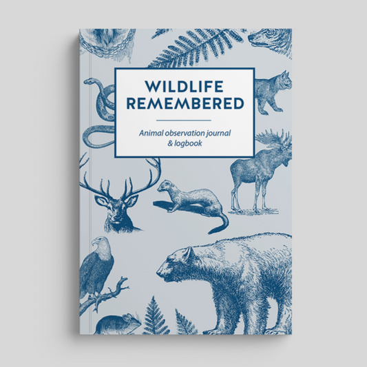 Wildlife Remembered: Animal Observation Logbook & Journal