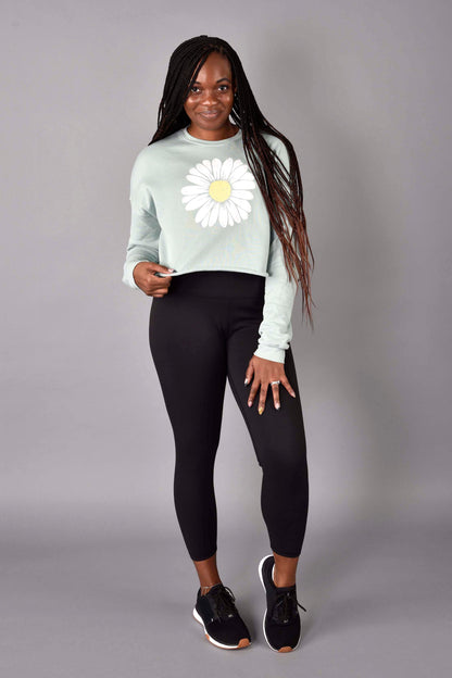 Daisy Crop Sweatshirt