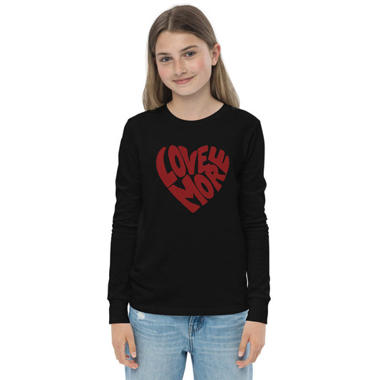 Love More Youth Long Sleeve Tee