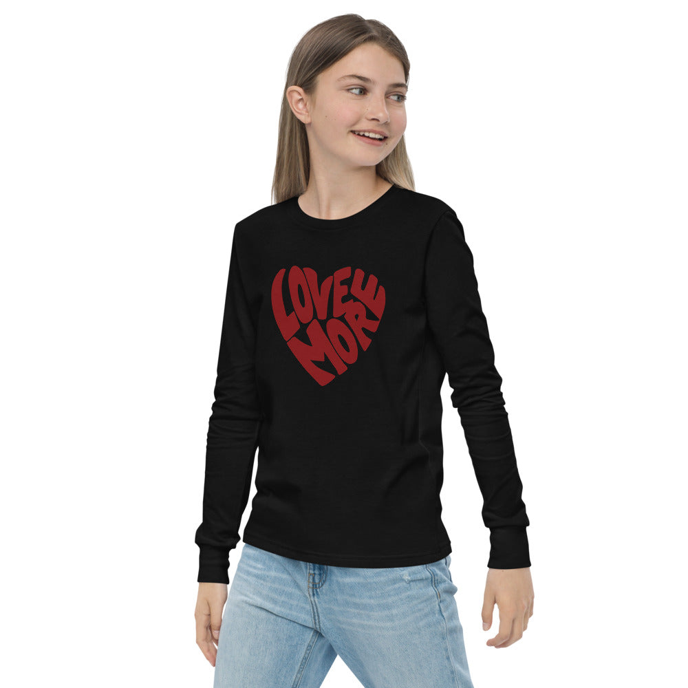 Love More Youth Long Sleeve Tee